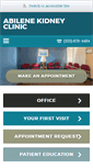 Mobile Screenshot of abilenekidneyclinic.com